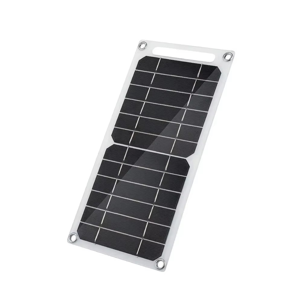 Wholesale Solar Panel 1-14Pcs USB Waterproof Outdoor Hiking Camping Portable Battery Mobile Phone Charging Bank Charging Panel