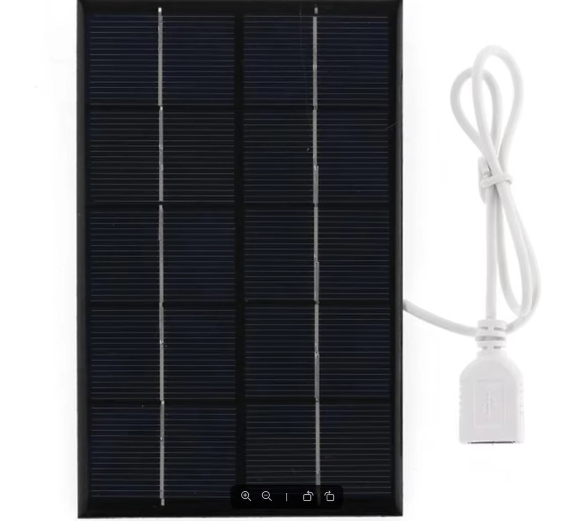 Wholesale Solar Panel 1-14Pcs USB Waterproof Outdoor Hiking Camping Portable Battery Mobile Phone Charging Bank Charging Panel