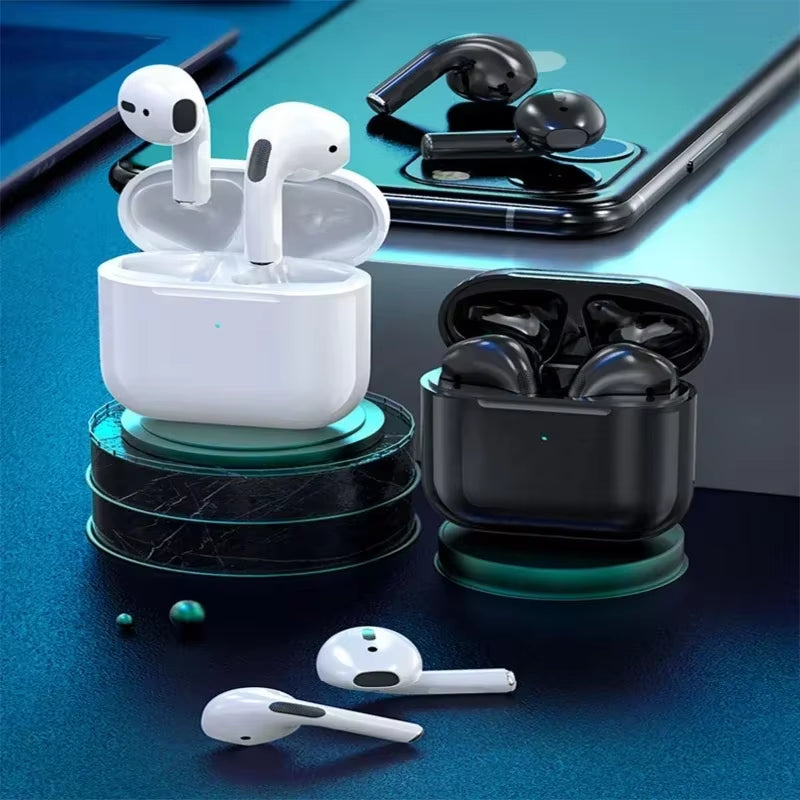 NEW Pro4 Wireless Headphones Bluetooth Earphones Sport Earbuds Headset with Mic Charging Box Headphones for All Smartphones