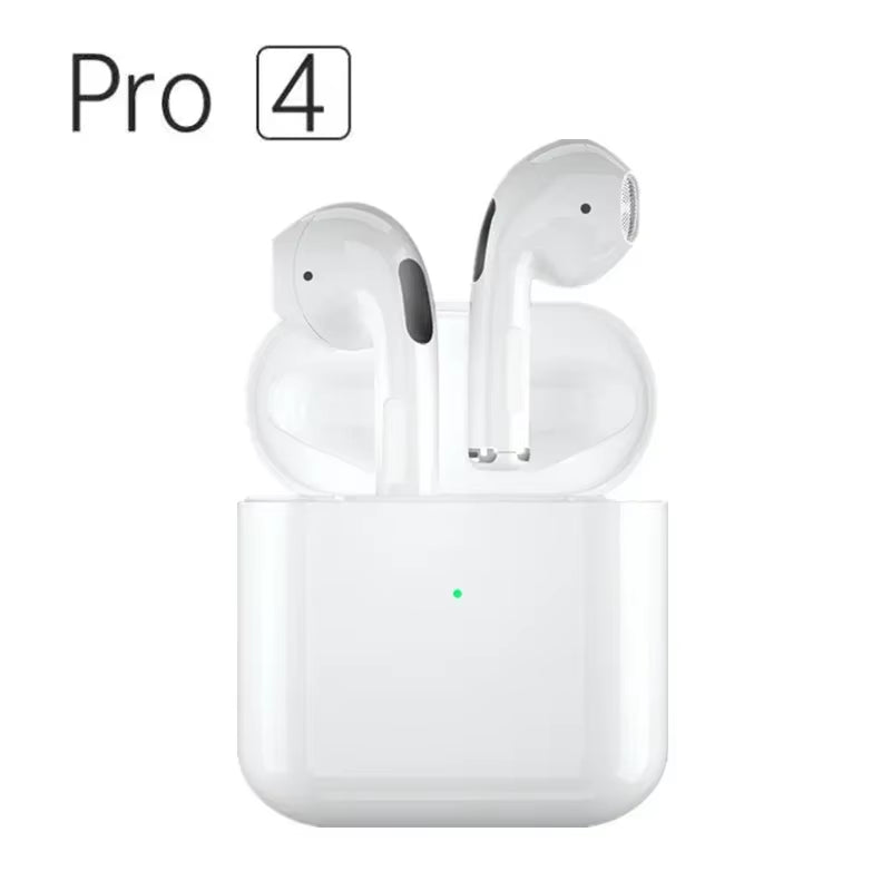 NEW Pro4 Wireless Headphones Bluetooth Earphones Sport Earbuds Headset with Mic Charging Box Headphones for All Smartphones