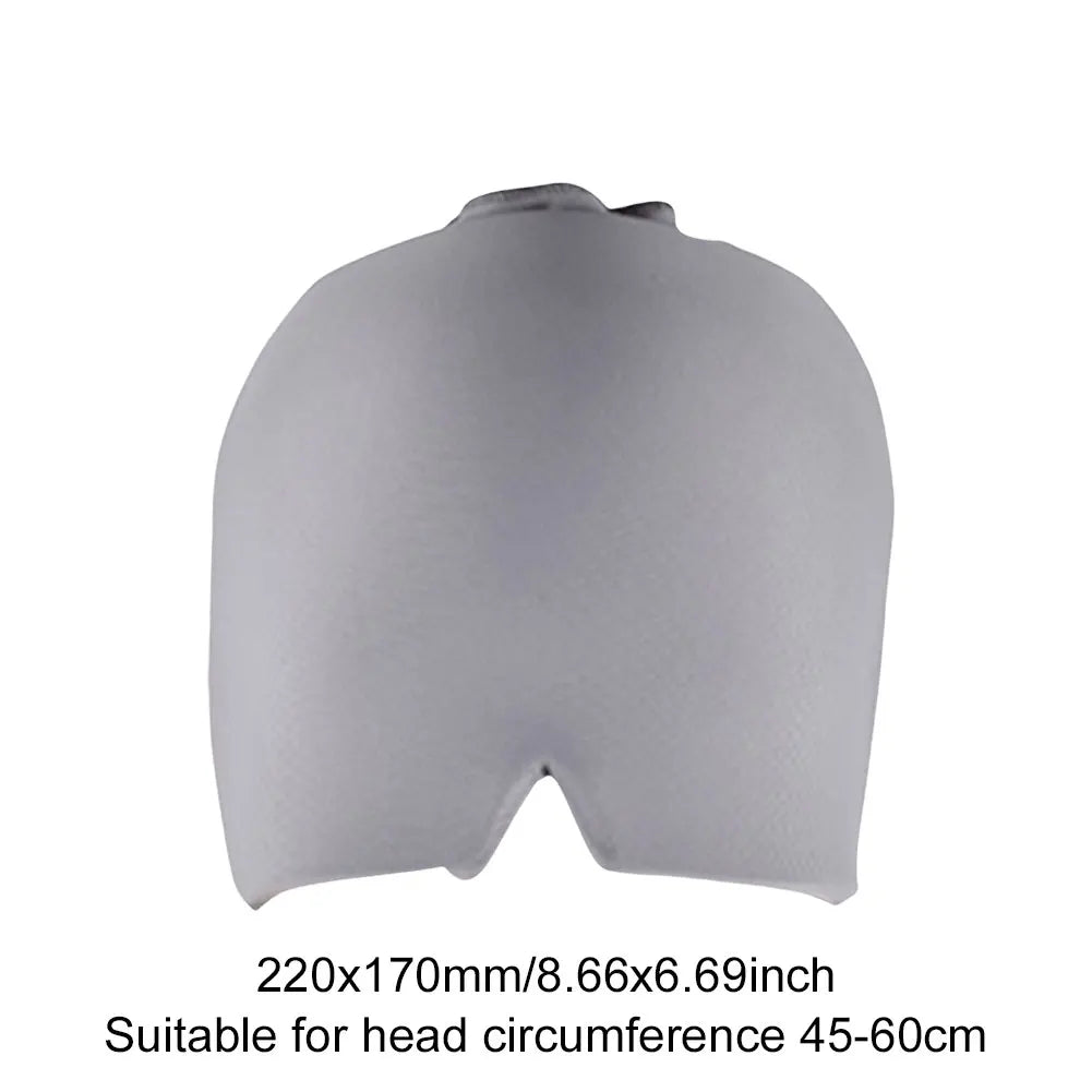 1Pcs Migraine Relief Cap Headache Hat Gel Hot Cold Therapy Ice Cap for Relieve Pain Ice Hat Eye Mask Stress Pressure Pain Relief