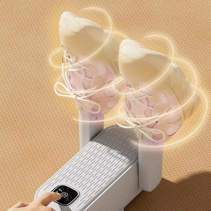 Soccer Cleat Dryer Portable Sports Shoes Warmer Quick Drying Sports Shoes Warmer Folding Travel Boot Dryer with Timer Heater For