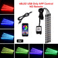 Car Interior Decorative Lamps Strips Atmosphere Lamp Cold Light Decorative Dashboard Console Auto LED Ambient Lights Party Lamps