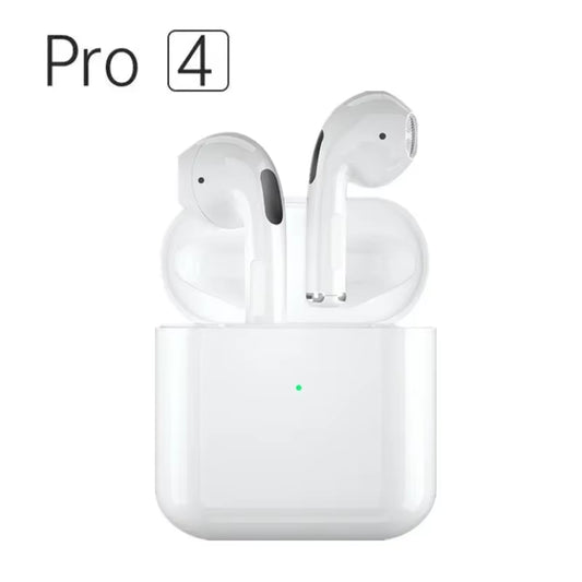 NEW Pro4 Wireless Headphones Bluetooth Earphones Sport Earbuds Headset with Mic Charging Box Headphones for All Smartphones
